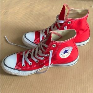 Red Hightop Converse